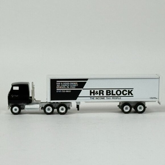 Winross 1: 64 Scale H&R Block Diecast Tractor Trailer Semi Truck Model Vintage - Picture 1 of 9